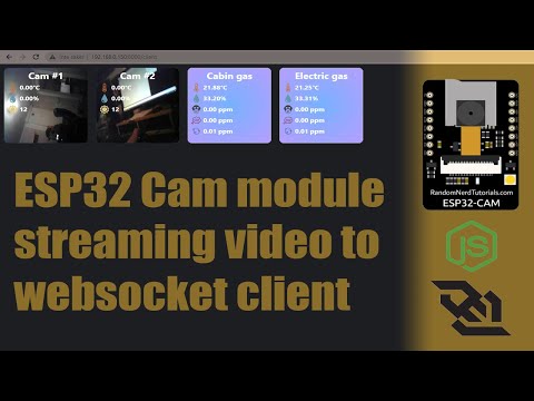 ESP32-CAM Video over Websockets