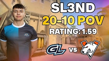 sl3nd 20-10 vs Virtus.pro | PGL Bucharest 2025 | Mirage POV