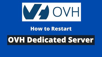 How to restart (reboot) OVH Dedicated Server