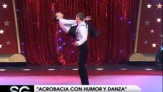 Acrobacia y humor, dúo Flash - Susana Giménez 2007