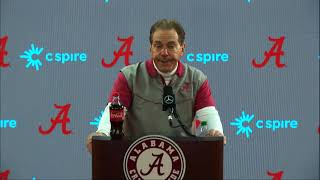 Nick Saban recaps Alabama’s 1st Spring Scrimmage, talks about Bryce Young's performance, and more