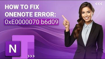 How to FIX OneNote Connection error: 0xE0000070 b6d09