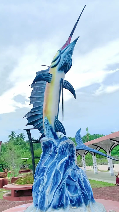 Ikan marlin ikonnya Pangandaran😍 #pangandaran #pangandaranbeach