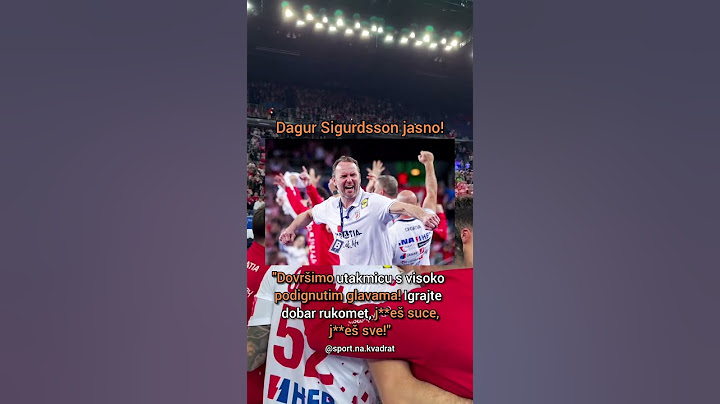 DAGUR SIGURDSSON JASAN! #sigurdsson #rukomet #hrvatska