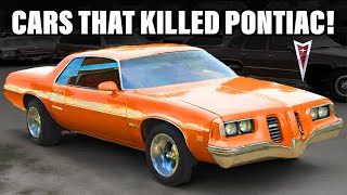 15 Cars That Killed Pontiac From Then To Now 