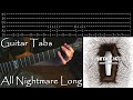 How to play all nightmare long riffs wtabs  metallica