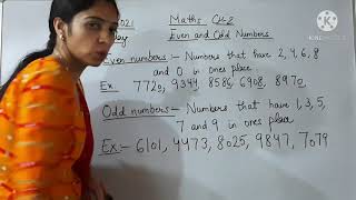 Class-3, Maths,ch-2 even & odd numbers/ comparing numbers