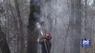 10-acre brush fire reported near Blunt Park in Springfield