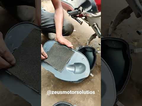 Suzuki Access Air Filter Cleaning: A DIY Guide #motorcycle #repair #bike @zeusmotorsolutions