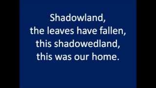 Shadowland Lyrics - The Lion King