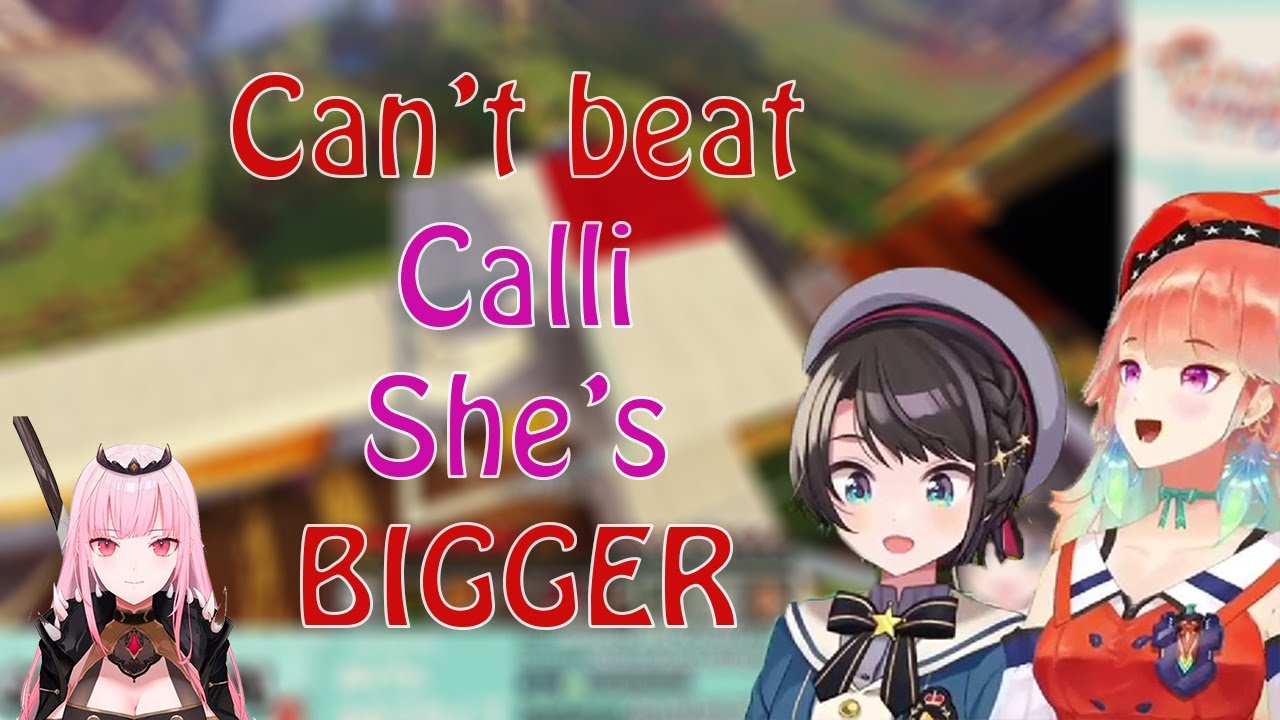 Subaru can't beat Calli because she has the BIGGER