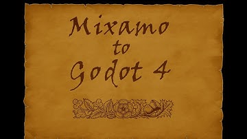 Mixamo to Godot 4