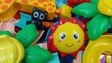 Satisfying building blocks marble run ☆ Build a marble track with lego duplo