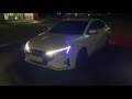 Штатная Led оптика Hyundai Elantra 2019 против  BI - LED Линзы VIPER VECTOR 3.0 lada Largus 2013