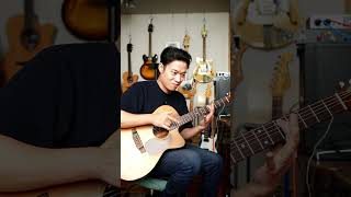 たまにはシバく。良い子は真似しちゃだめだぞ!!絶対だぞ!! #たきじゃわ #ソロギター #スラム奏法 #叩き系