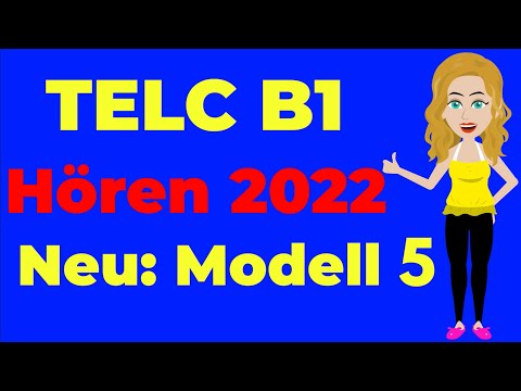 TELC B1 Hören 2022 | ( DTZ ) Prüfung Hörverstehen: Neu Modell 5