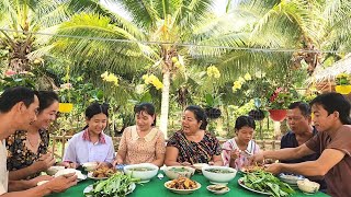 Bữa Cơm Chiều Ấm Áp với Món Thịt Gà Kho Gừng Canh Rau Cải Trời Sau Những Giờ Làm Việc |TKQ & Family