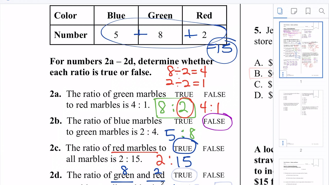 EdGems Unit 1 Review Questions #1-6 - YouTube