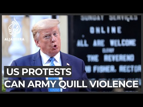 Trump threatens military force, protests intensify