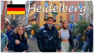 🇩🇪 Heidelberg Germany Walk 4K City  🏙 4K Walking Tour ☀️ 🇩🇪 (Sunny Day)