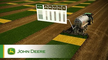 John Deere Manure Sensing