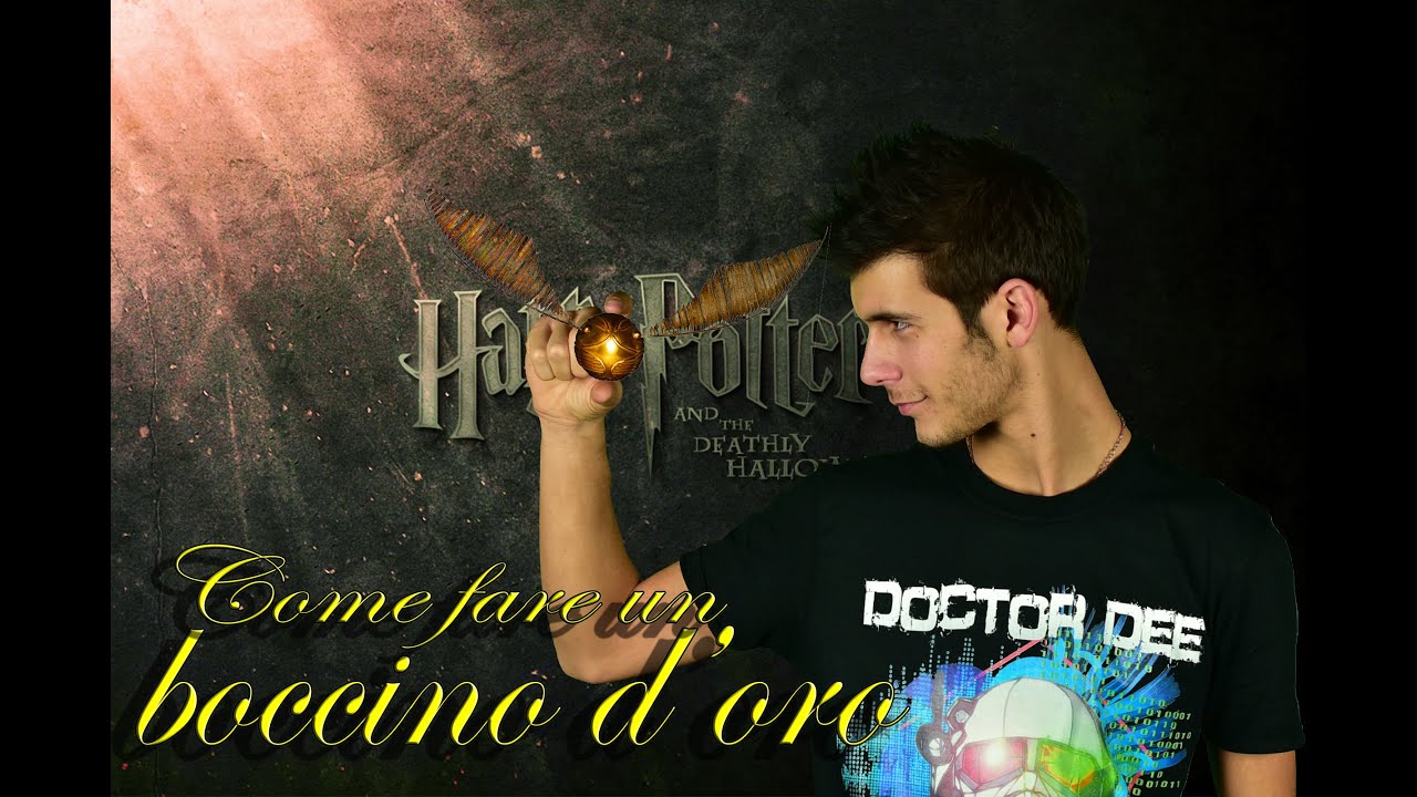 Tutorial DIY BOCCINO D ORO Harry Potter
