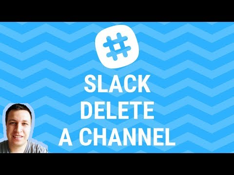 SLACK - how to delete a channel?