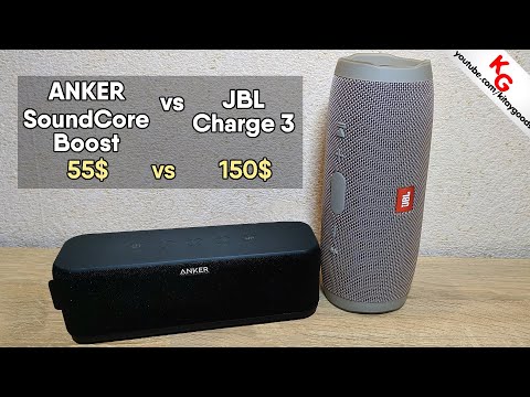 🔊 Anker SoundCore Boost vs JBL Charge 3. Сравнение Bluetooth колонки JBL и Anker.