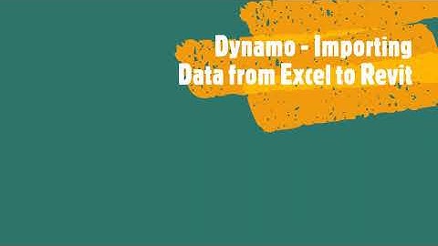Revit Dynamo - Importing Data From Excel to Revit