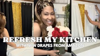 Refresh My Kitchen With New Drapes From Amazon