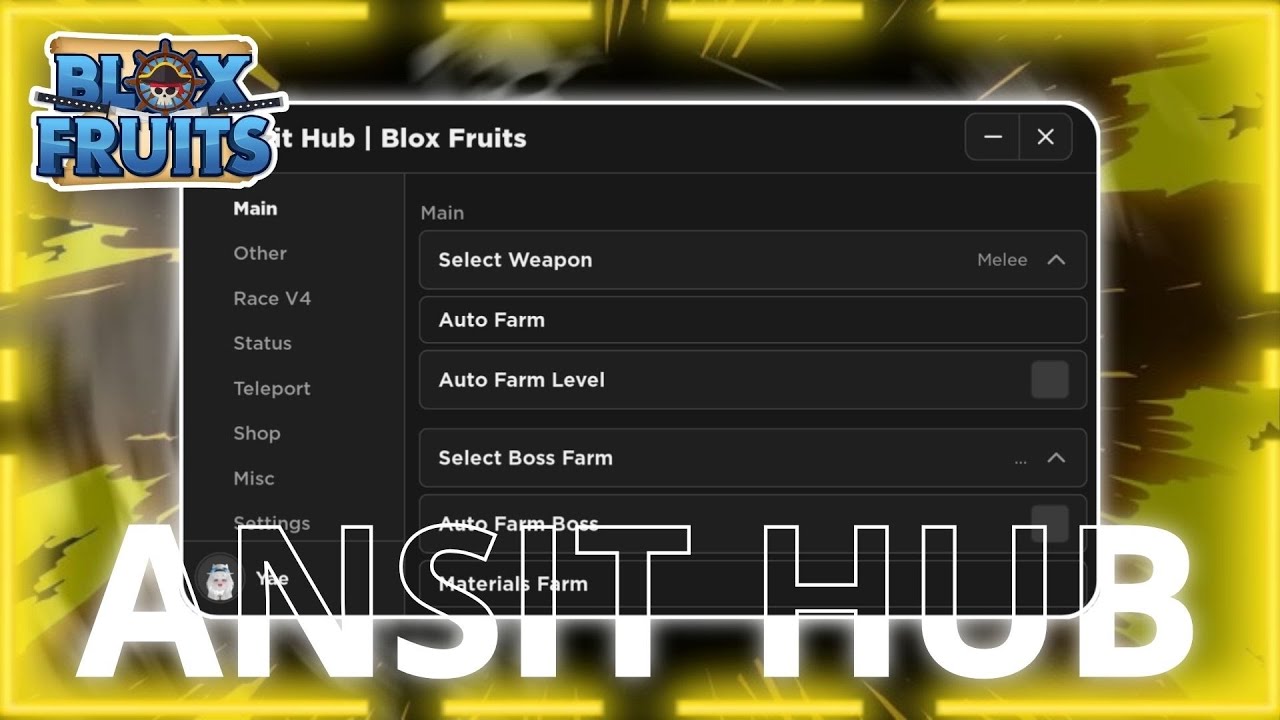 Ansit Hub Blox Fruits Script Download 100% Free