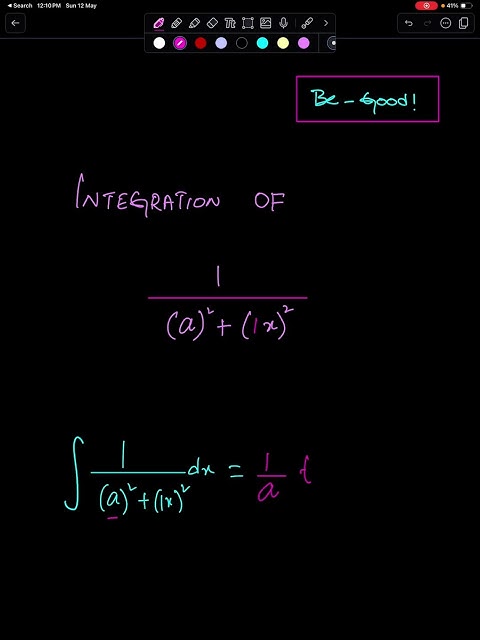 a2-maths-p3-integration-of-1-a-2-x-2-integration-lecture-07