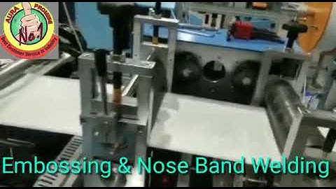 AURA N 95 FACE MASK MAKING MACHINE(PPE)