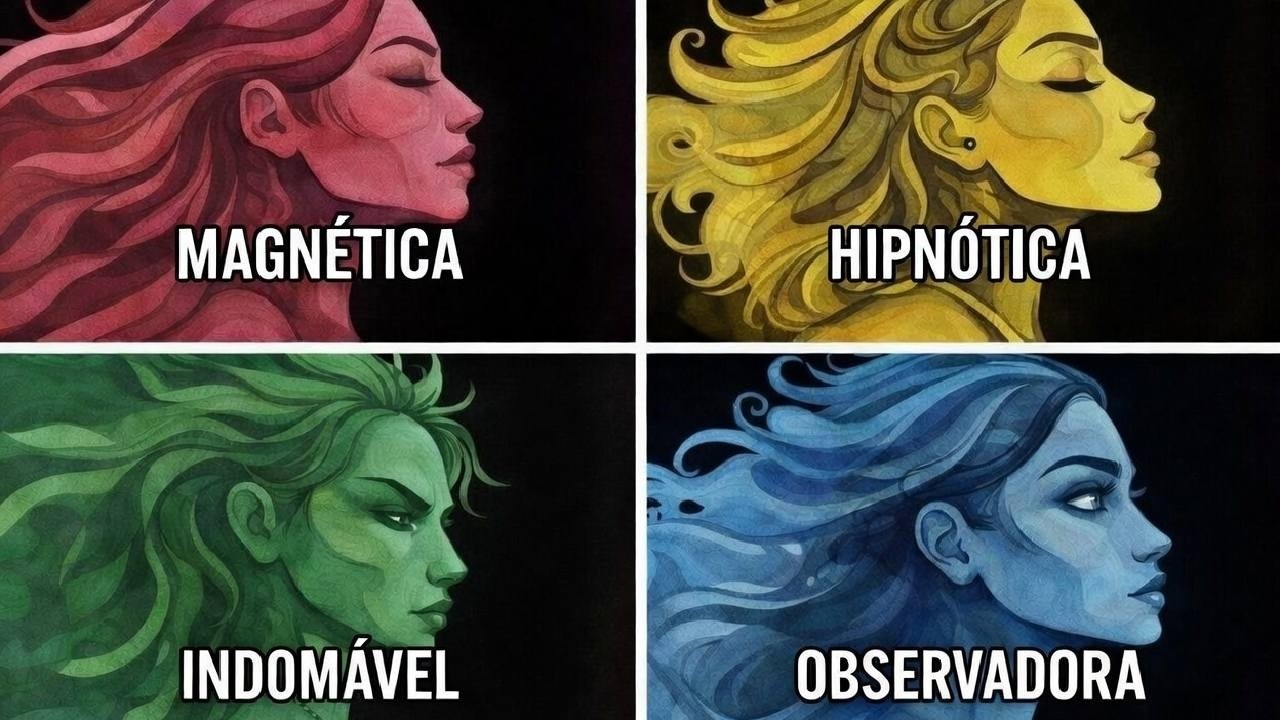 Qual é seu tipo de Personalidade Feminina: MAGNETICA, HIPNOTICA, INDOMÁVEL ou OBSERVADORA