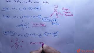Draw the shape of following molecules according to VSEPR theory,XeO_(3), XeF_(2), XeOF_(4), SF_(...