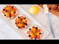 Fruity Bagel Pizza