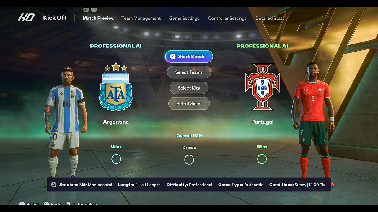 FC26 Argentina Vs Portugal - Playstation 5