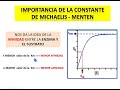 CINÉTICA ENZIMATICA (ecuación de michaelis Km)