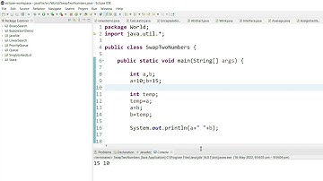 Swap of Two Numbers | Swap Two Numbers without using the Third Variable
