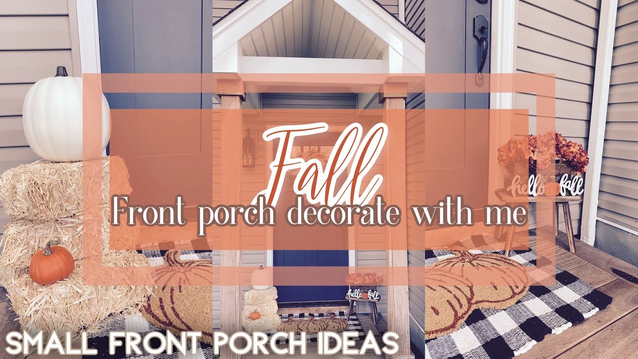 *NEW* FALL DECORATE WITH ME 2022 🍁 | FALL FRONT PORCH | FALL DECORATING ...
