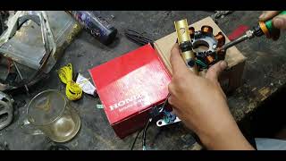 perbedaan spull Original dan Non Original - Honda Supra x 125 Spull Mitsuba