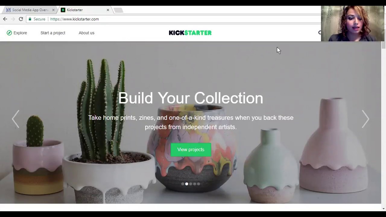 Social Media App Overview - Kickstarter