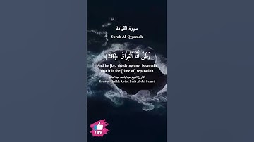كلا إذا بلغت التراقي | سورة القيامة #دعاء_ورسالة