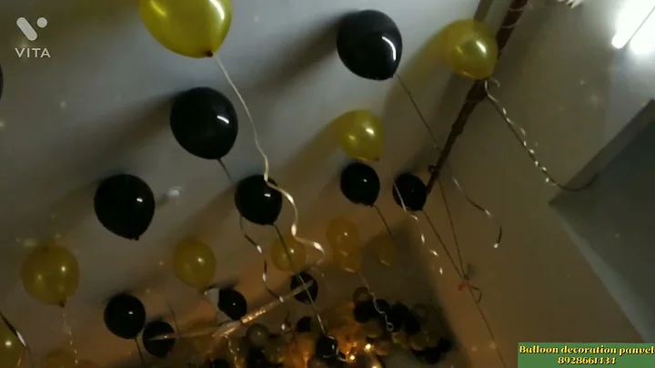 Surprise birthday decoration 🎈🎀🎈@balloondecorationpanvel #panvel#navimumbai#art#artist#decoration