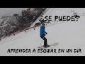 Aprender a esquiar, mi experiencia en un Vlog