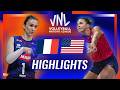 France 🇫🇷 vs. USA 🇺🇸 - Highlights | Week 1 | Women's VNL 2026