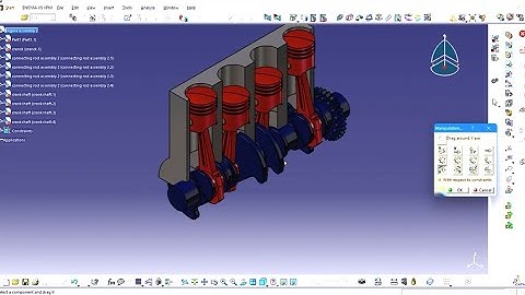 Create 4 cylinder engine #design piston #catiav5tutorial #Part 1 # Drawing & Cad