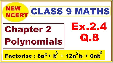Class 9 Maths | Ex.2.4 Q8 | Chapter 2 | Polynomials | New NCERT | Ranveer Maths 9