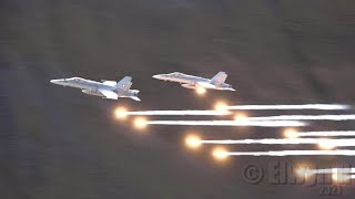 AXALP   Fliegerschießen Bets moments! Air Force displays Swiss Airforce F-18 Hornet