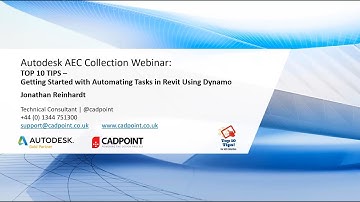 TOP 10 TIPS For Autodesk AEC Collection – Automating Tasks in Revit Using Dynamo